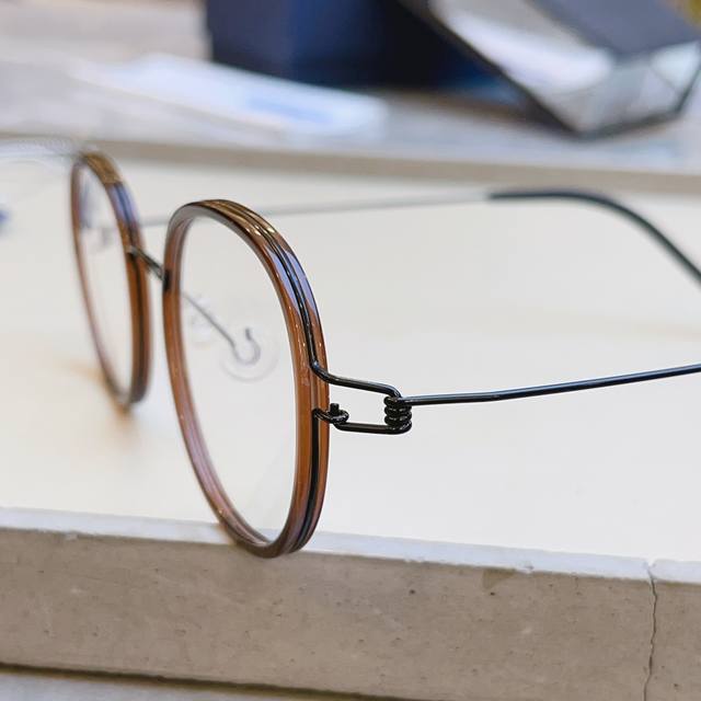 Lindber* 林德*伯格新款光学架 高版本，Model：Max，Size：47口22-145 钛架