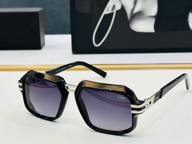 卡加尔 New Cazal Model:Mod6004 Size: 56口17-145 曲线和直线大胆组合，精心制作 C完美品质 质感满分