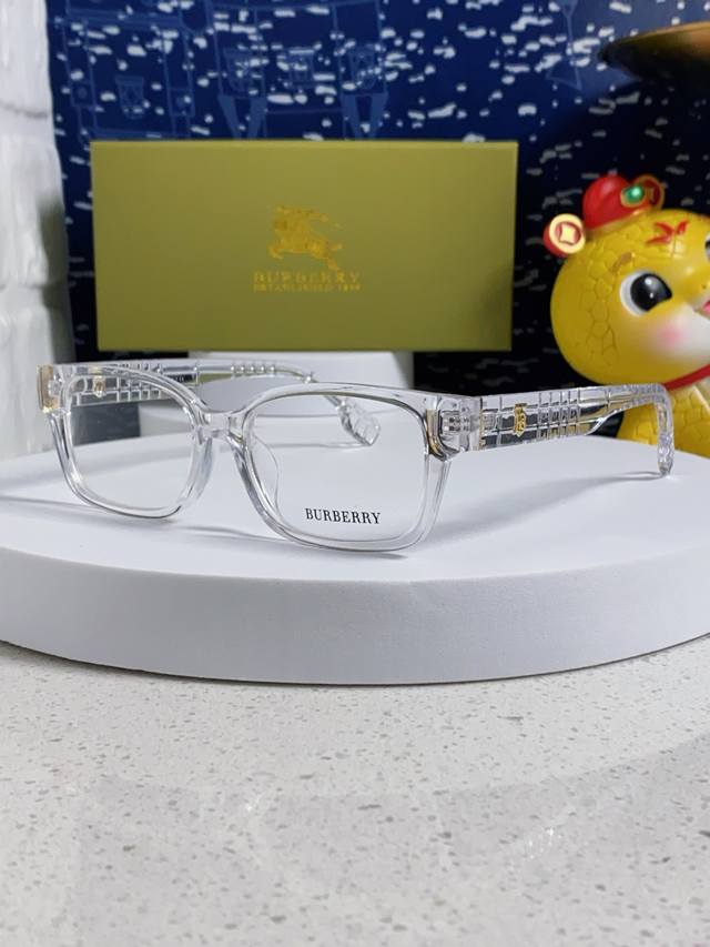 Burberry巴宝莉 2025新款B家高颜值眼镜框女可配度数大框素颜神器显瘦防蓝光平光镜 女士光学