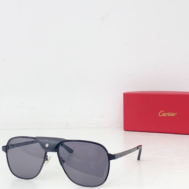 Cartie* 卡地*官网原版一比一 Model: Ct0165S，Size：58口16-145 品牌标志性极强的珍贵太阳眼镜，金属板材质独特风格，魅力逼人的电