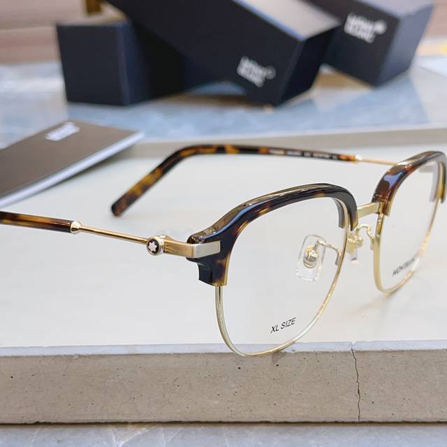Mont Blan* 万宝*龙新款光学架，钛架Model:Mb0390O，Size:50口21-145