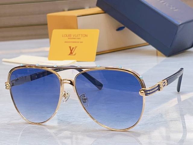 Louis Vuitto* 路易*威登新款太阳镜，Model：Z2018U，Size：61口14-145