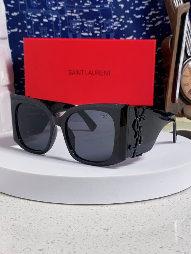 Saint Lauren圣罗兰 2025新款Ysl宽边墨镜女款 大框眼镜高级感气质太阳镜显脸小 女士墨镜