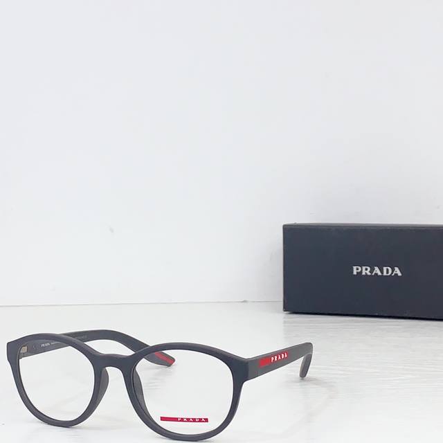 磨砂黑 prad* 舒适运动款 Vps07 全框超轻近视眼镜架 Size:54口17-140