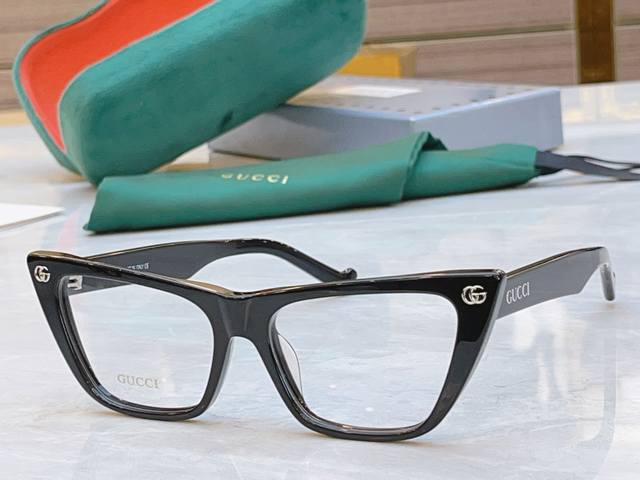 Gucc* 古*驰新款眼镜架，Model：Gg1726O ，Size：55口19-145