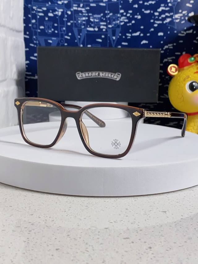 Chrome Hearts 克罗心 2025新款 太阳镜男女方框平光镜经典旅游时尚光学眼镜 素颜必备