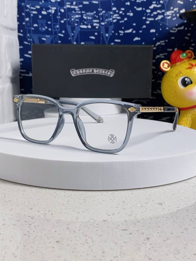 Chrome Hearts 克罗心 2025新款 太阳镜男女方框平光镜经典旅游时尚光学眼镜 素颜必备