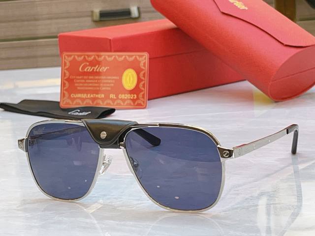 Cartie* 卡地*亚新款太阳镜，Mod:Ct0165S，Size:58口16-145