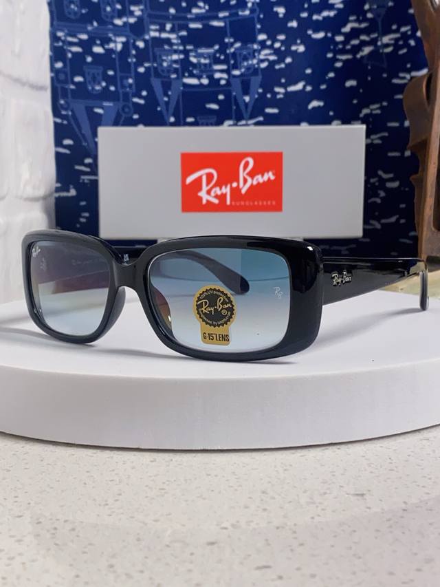 Rayban雷朋 2025新款时尚男士太阳镜经典百搭防晒墨镜开车驾驶板材框眼镜 玻璃镜片Rb4389 Size:58口17-135