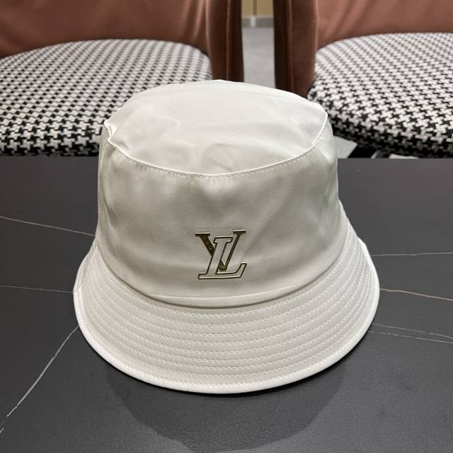 Lv 路易威登渔夫帽宽檐显脸小大脸圆脸可戴遮阳帽子男女款盆帽