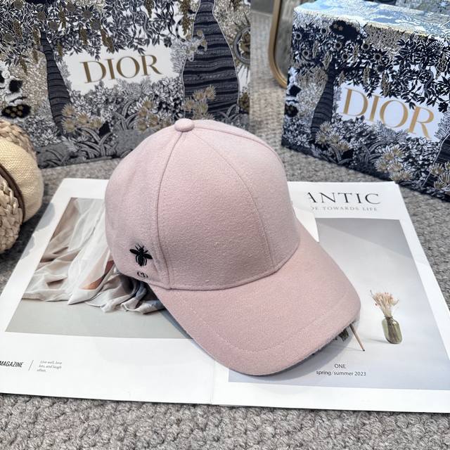 Dior迪奥 刺绣小蜜蜂 官网同步新款发布 D家棒球帽超级火爆