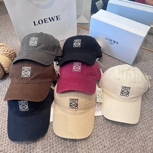 Loewe 罗意威 新款刺绣棒球帽，专柜同步出货，大牌款超好搭配，赶紧入手