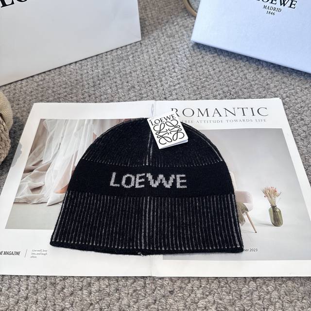 Loewe罗意威秋冬新款毛线帽，时尚大牌 男女款通用款