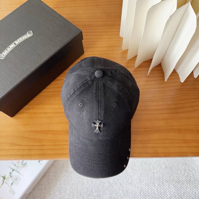 Chrome Hearts 克罗心早秋韩版时尚复古洗水棒球帽鸭舌帽