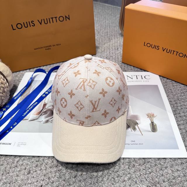 路易威登棒球帽 Louisvuitton新款秋冬Lv棒球帽，重工打造高端大气，百搭款男女通用！