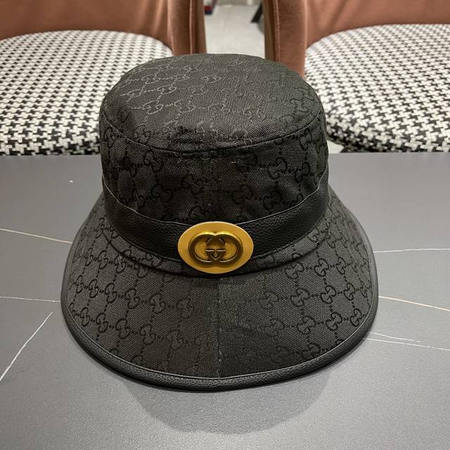 古奇渔夫帽Gucci2025原单品质火爆来袭 工艺非常精美 高档大气上档次！低调奢华，方便携带！跑量！