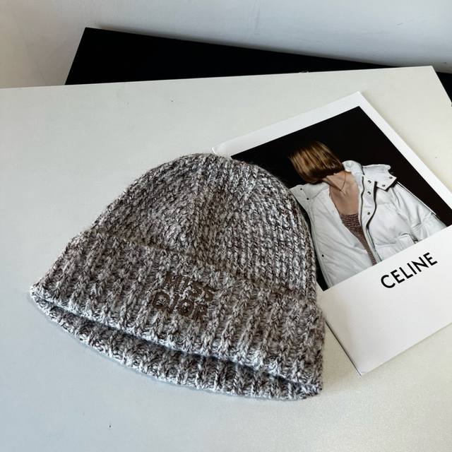 Dior Miss迪奥针织毛线帽，羊毛帽