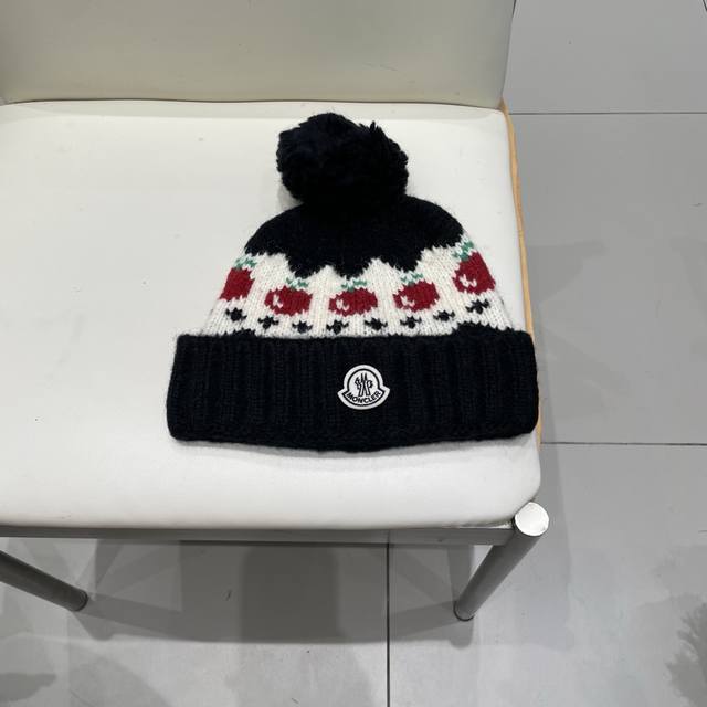 蒙口Moncler针织毛线帽