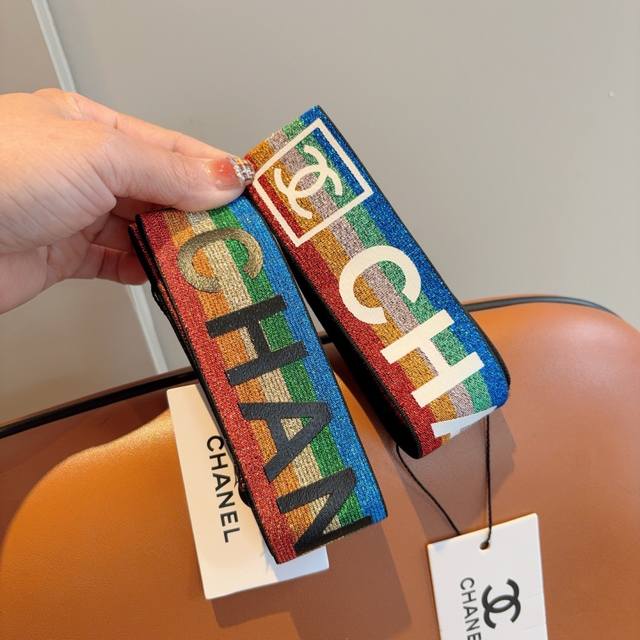配包装 Chanel 香奈儿 网红潮款字母头巾 高档韩版皮筋，经典花型设计， 高端大气，名媛范儿，