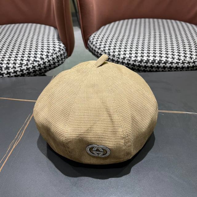 Gucci古奇2025早秋新款贝雷帽，南瓜帽，帽型超级好看，百搭时尚，