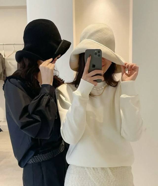 Gucci古奇百分百羊毛渔夫帽，可折叠