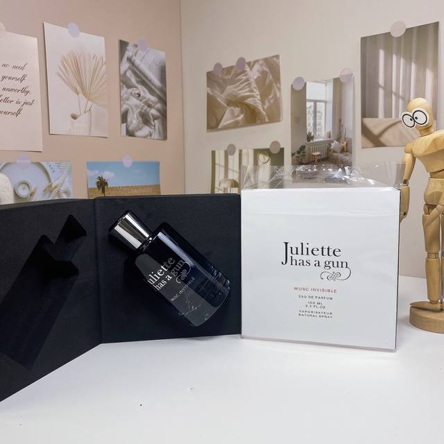 高端品质 佩枪朱丽叶隐衫之欲 Ml Juliette Has A Gun Musc Invisible, 品牌：佩枪朱丽叶 属性：女香 香调：花香调 前调：茉莉