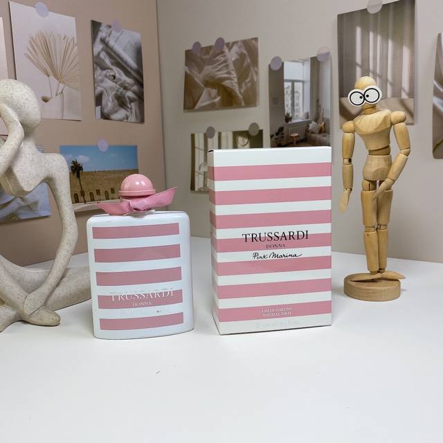 高端品质 杜鲁萨迪粉红玛丽娜 Ml Trussardi Donna pink Marina, 品牌：杜鲁萨迪 调香师：Nathalie Lorson 属性：女香
