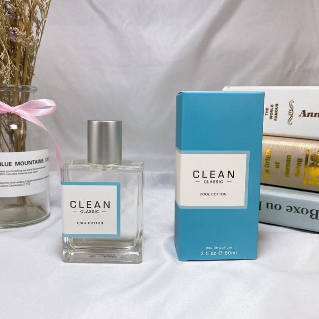 高端品质 Clean洁净冷棉Cool Cotton中性香水男士女士60Ml 香调:柑橘馥奇香调 前调:苹果柠檬 中调:含羞草薄荷棉花 尾调:麝香桃子琥珀
