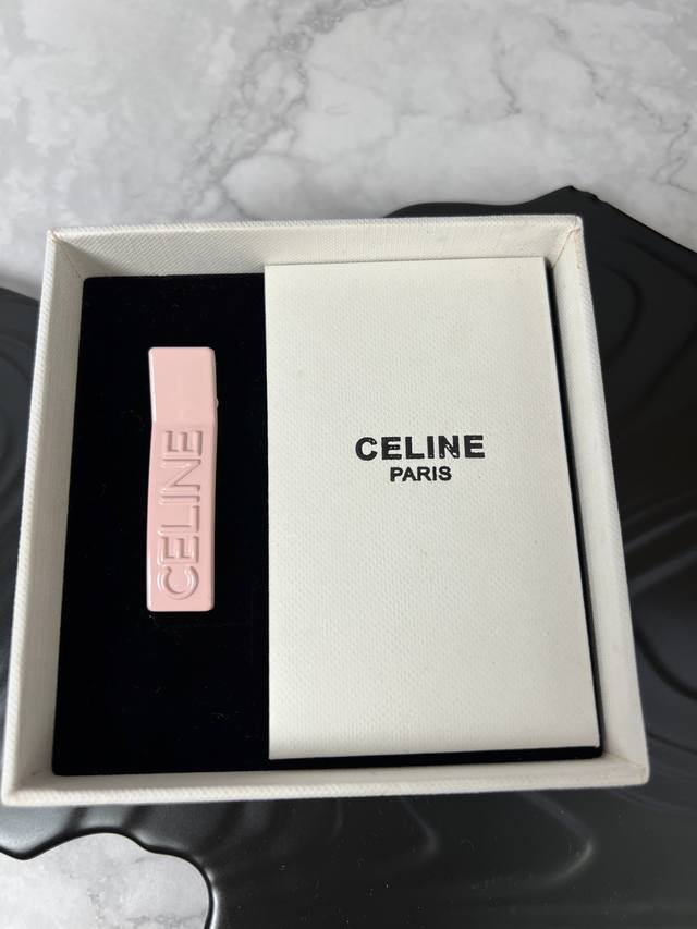 Celine 马卡龙色 发夹