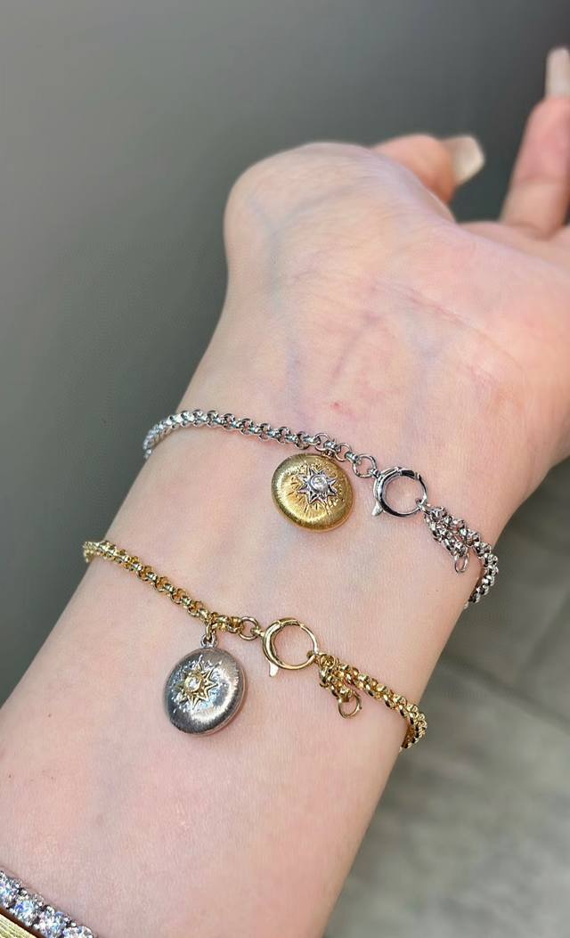 单豆豆手链布契拉提 Buccellati 意大利高级珠宝品牌 复古宫廷风手链 亚金材质 18K厚金分色电镀 高品质 布契拉提手链