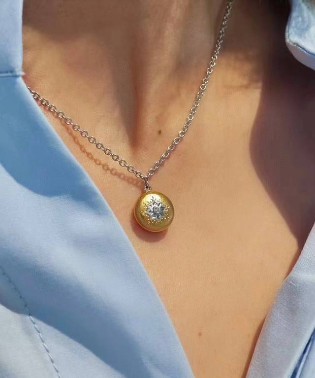 单豆豆项链布契拉提 Buccellati 意大利高级珠宝品牌 复古宫廷风项链 亚金材质 18K厚金分色电镀 高品质 布契拉提项链