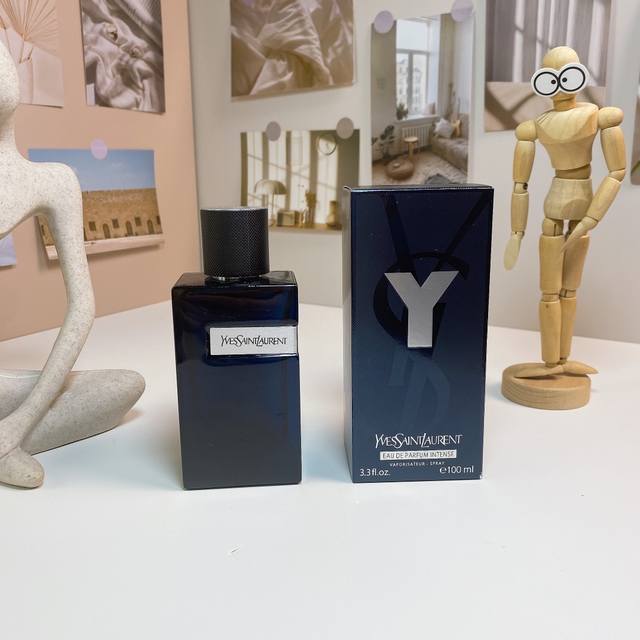 高品质 圣罗兰先锋男士馥郁版浓香水90Ml Ysl Yves Saint Laurent Y Eau De Parfum Intense, 品牌：圣罗兰 属性：