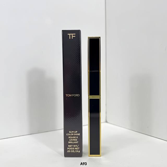高品质 Tf黑金极细管口红。 A93编码！色：16-100-150-151-152-153-154-155-156-157。 新品黑金极细管 官网同步 总10个