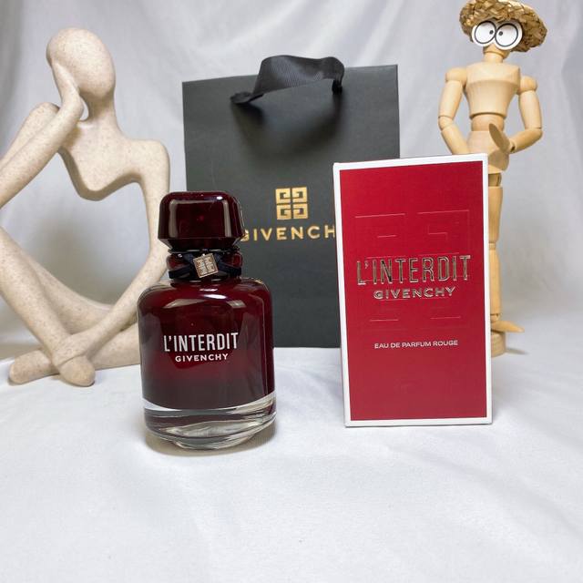 纪梵希 Givenchy 21年新款红色心无禁忌迷红浓香水80Ml 前调:血橙、生姜 中调:莉、晚香玉 后调:香根草、广藿香、麝香