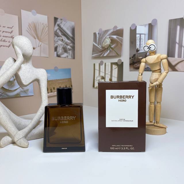 高端品质 巴宝莉香精骏勇之心 英雄 Ml Burberry Hero Parfum, 品牌：博柏利 属性：男香 香调：木质东方调 前调：阿米香树花 中调：雪松