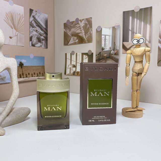高品质 宝格丽绅士系列-绿意森林 城市森林 Ml Bvlgari Man Wood Essence, 2018 品牌：宝格丽 调香师：Alberto Moril