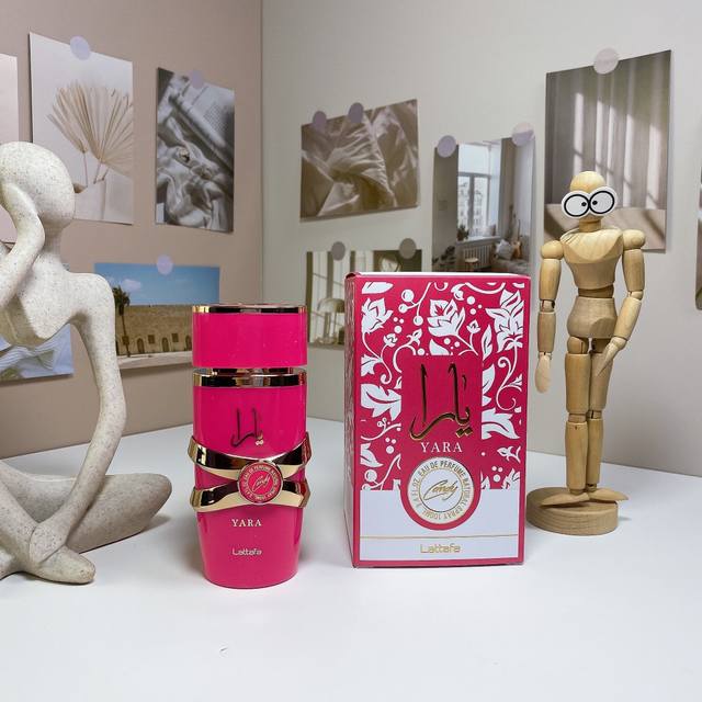 高端品质 拉塔法香氛进口中东迪拜香水粉色糖果 Ml Lattafa Yara Candy 品牌：拉塔法香氛 属性：女香 香调：花果香美食调 前调：黑加仑青橘 中