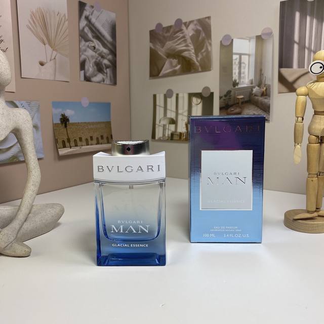 高端品质 宝格丽绅士系列-冷冽冰川 极地冰峰 Ml Bvlgari Man Glacial Essence, 品牌：宝格丽 调香师：Alberto Morill