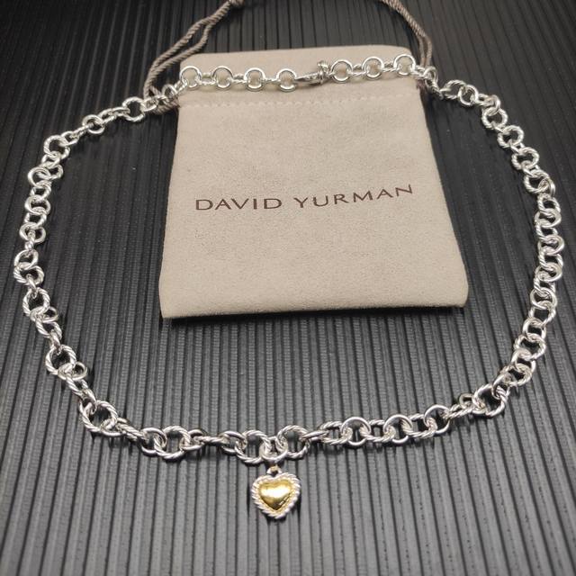 David Yurman 4.5Mm心形纽线项链，长度51Cm 编号Dyxl-211