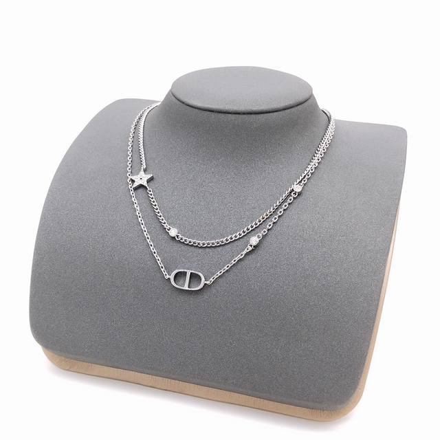 编号Dxl0110 Dio*最新款星星项链银色 一致Z批黄铜材质