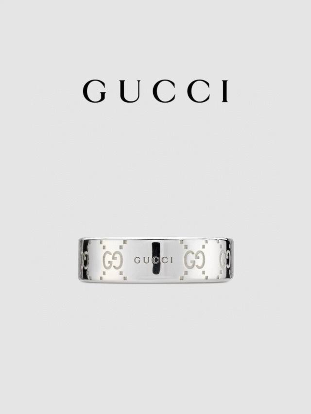 Gucci古驰Gucci Signature系列Gg戒指尺寸6-11