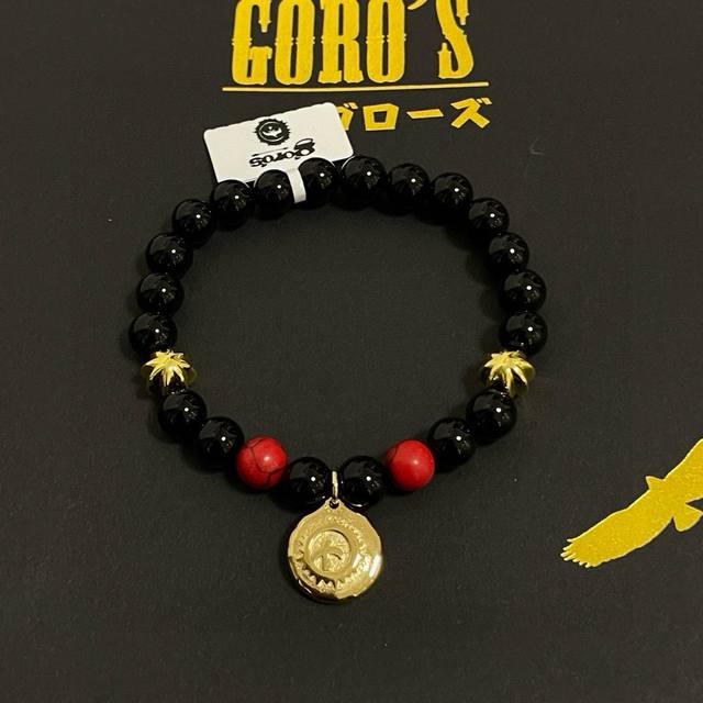 新品上架 Goro’S高桥吾郎小银牌红色琉璃珠手串手链，顶级版本 认准独家拍摄 主攻高端市场 绝对区别普通版本！图片产品细节与Zp一致！原版制作工艺 精工品质