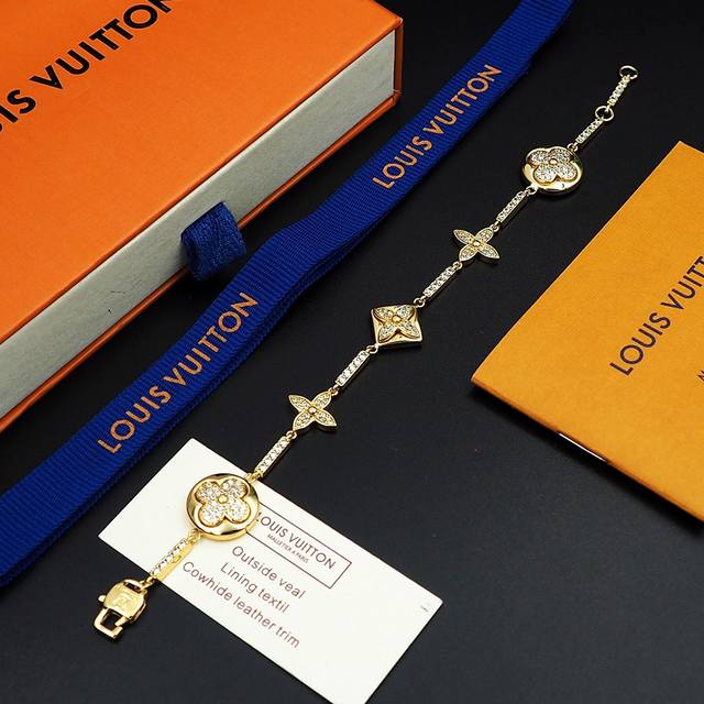 驴家老花满钻手链