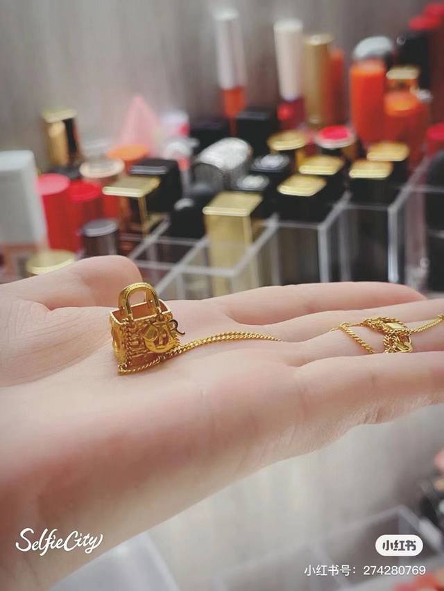 Dior 迪奥 中古 项链 专柜一致上新 精选原版一致 黄铜材质 甜美气质高雅。