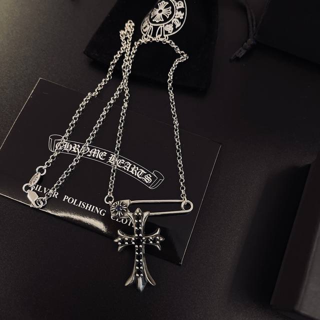 太帅爆了最新款 不爆不发 厂家直销 原版一比一复刻 克罗心复古项链