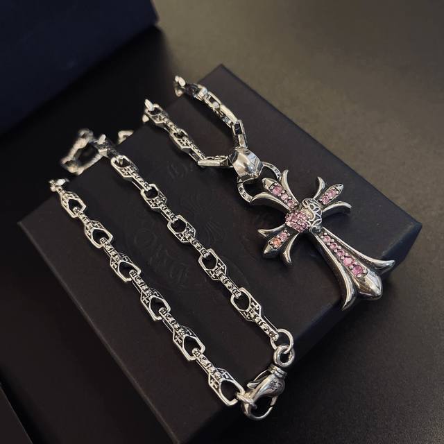 太帅爆了最新款 不爆不发 厂家直销 原版一比一复刻 克罗心复古项链