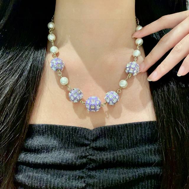 香奈儿珍珠双C项链