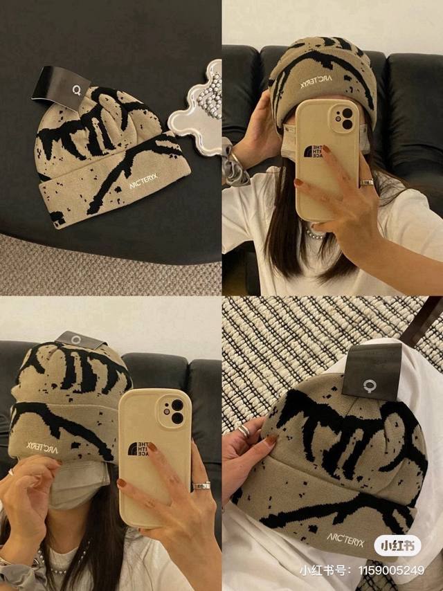 始祖鸟新款针织毛线帽