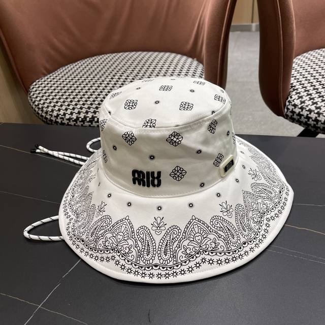 谬谬 字母渔夫帽2025夏季男女户外遮阳新款防晒 钓鱼遮阳帽帽子登山