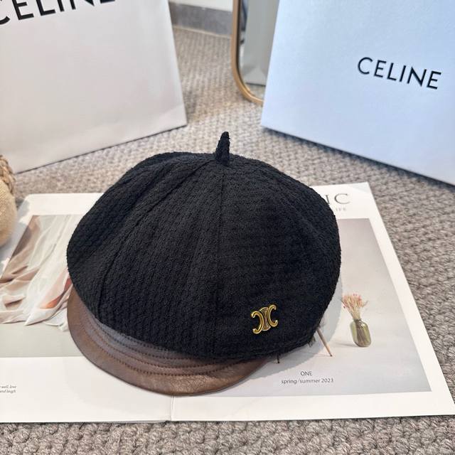 Celine赛琳 新款秋冬款八角帽出货，大牌款超好搭配，赶紧入手！